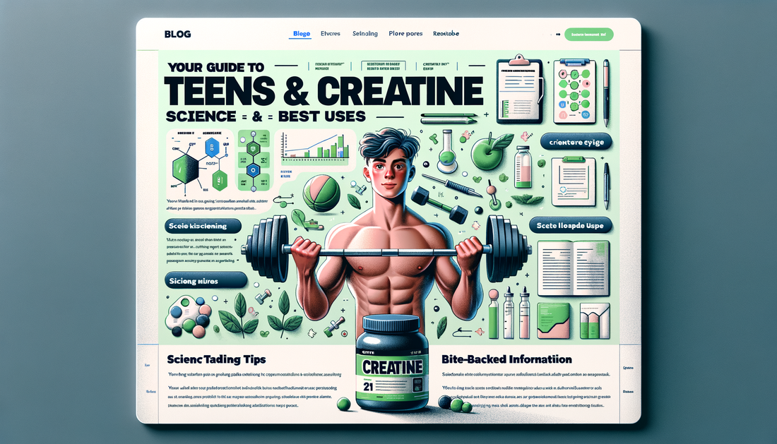 Your Guide to Teens and creatine: Science & Best Uses