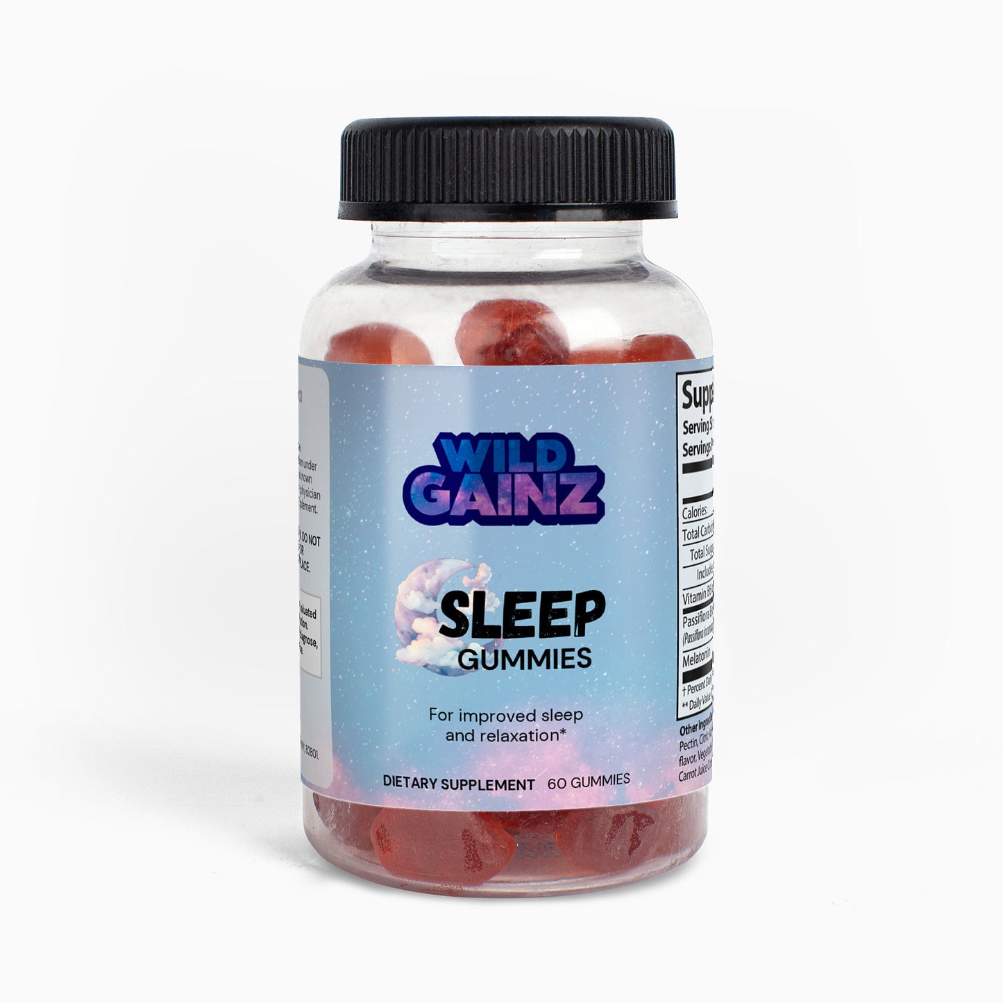 Sleep Well Gummies | Melatonin, Passiflora Extract, B6. Sleep = Gainz