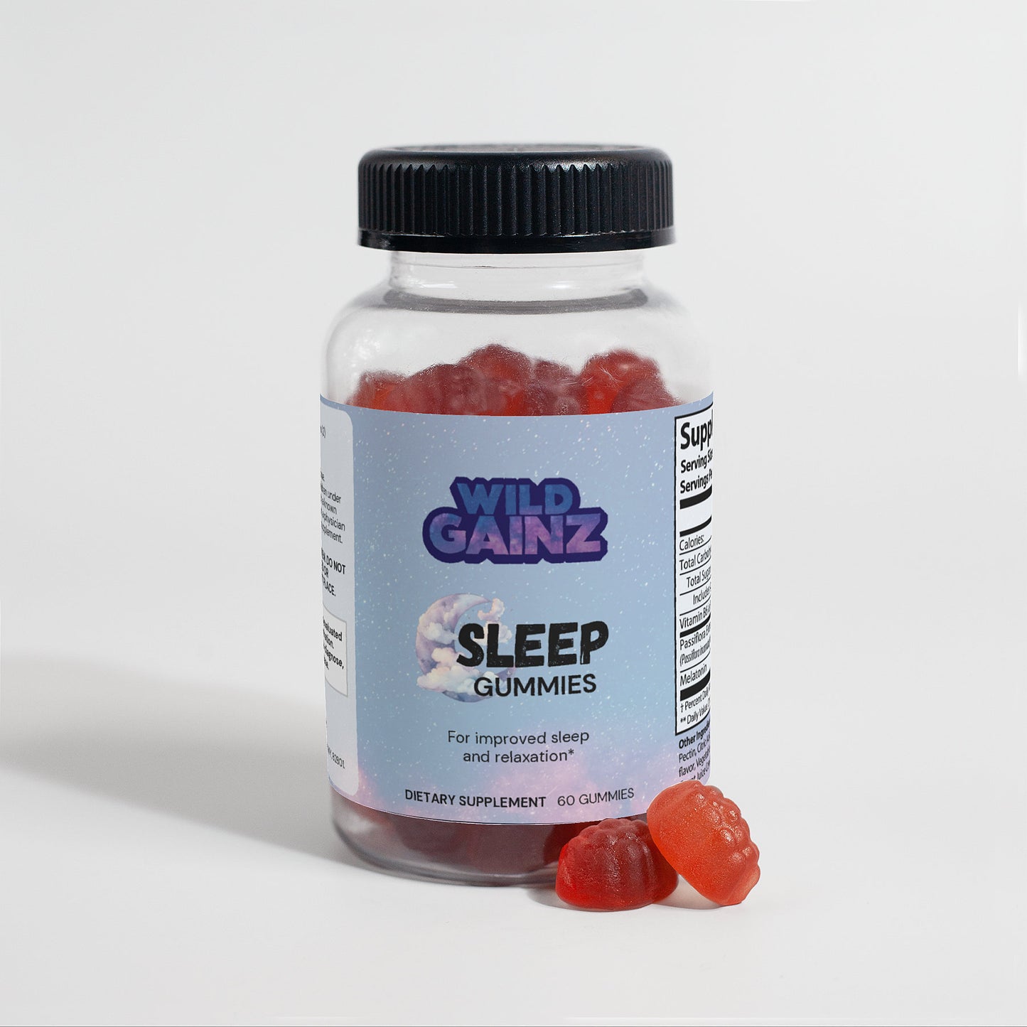 Sleep Well Gummies | Melatonin, Passiflora Extract, B6. Sleep = Gainz