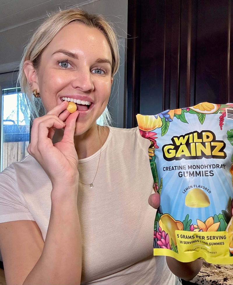 Wild Gainz Creatine Gummies | Made in USA & Potency Tested